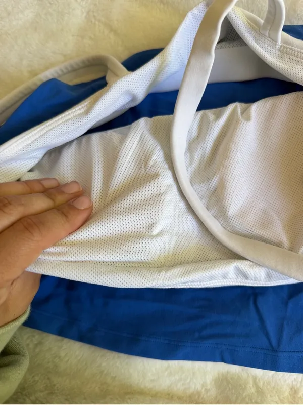 All in Motion Tank Top Blue White Size Medium - Image 4