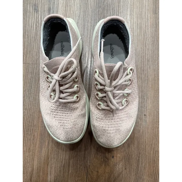 Allbirds Wool Runners‎ Pink Womens Size 8.5 Athleisure Sneakers Shoes - Image 3