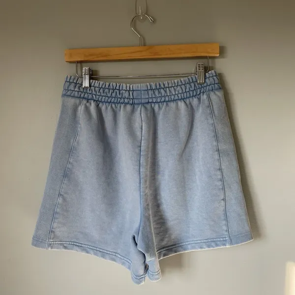 Gymshark Power Washed Athletic Lounge Shorts Ozone Blue Women's Size Small - Image 2