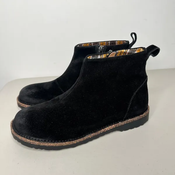 Birkenstock Melrose Black Suede Boot Size 40 - Image 3