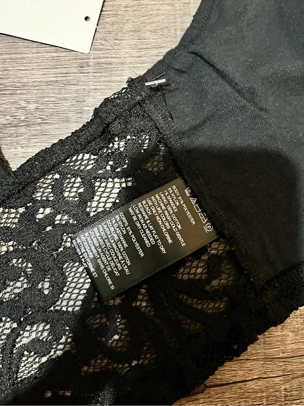 URBAN OUTFITTERS Lace Bustier Bralette Crop Top - Image 6
