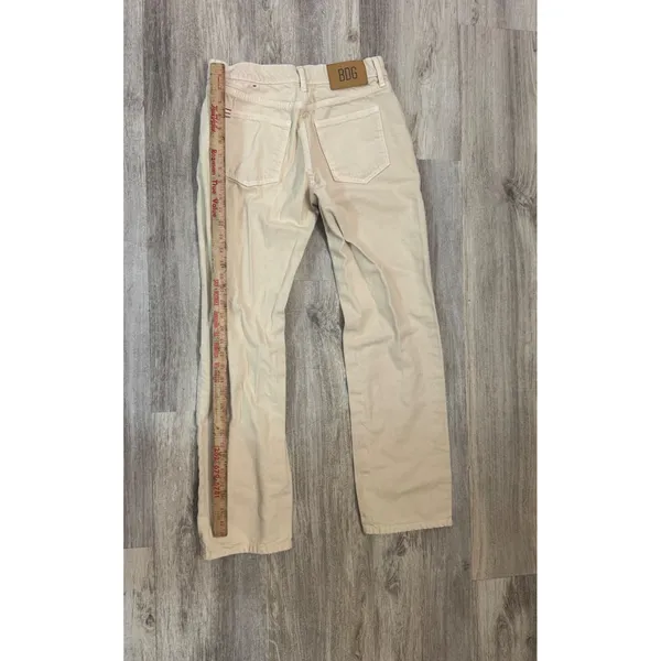 BDG Jeans Cowgirl Jean Beige Size 26 Straight Leg Denim Pants‎ - Image 6