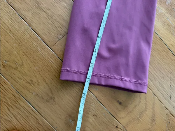 Lululemon Ready To Race Moss Rose Pink 21” Crop Leggings Size 12 - Image 14