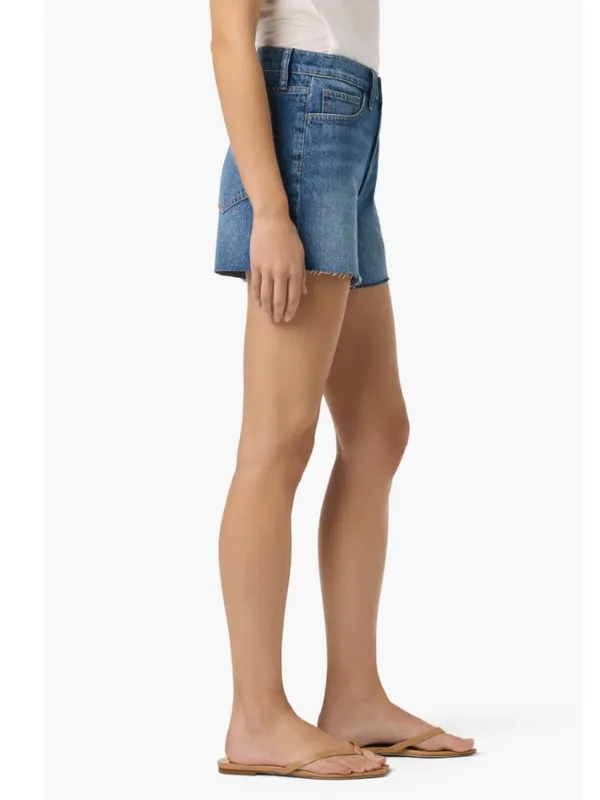 NWT $170 Joe's Raw Hem High Waist Relaxed Denim Shorts 30, DIXIE - Image 5