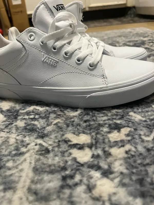 Vans Leather Seldans White (low-top) - Image 5