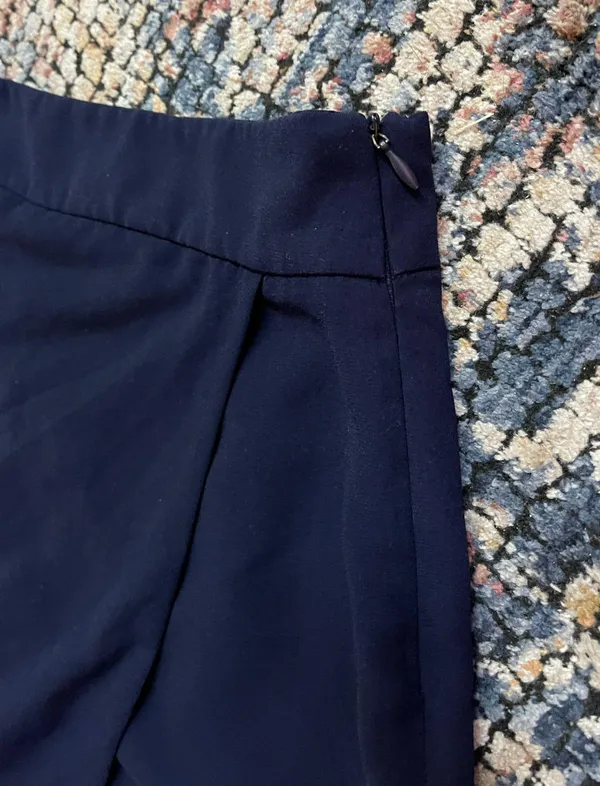 Asymmetrical Navy Skort - Image 5