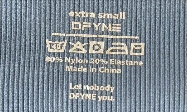 DFYNE Leggings Blue XS - Image 5