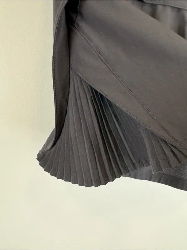 Lululemon Play Off The Pleats Skirt *13" Black Women's Size 8 W8AA4S - Image 4
