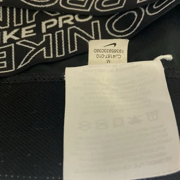Nike Pro Dri-Fit Women’S Black Leggings. Medium. - Image 7