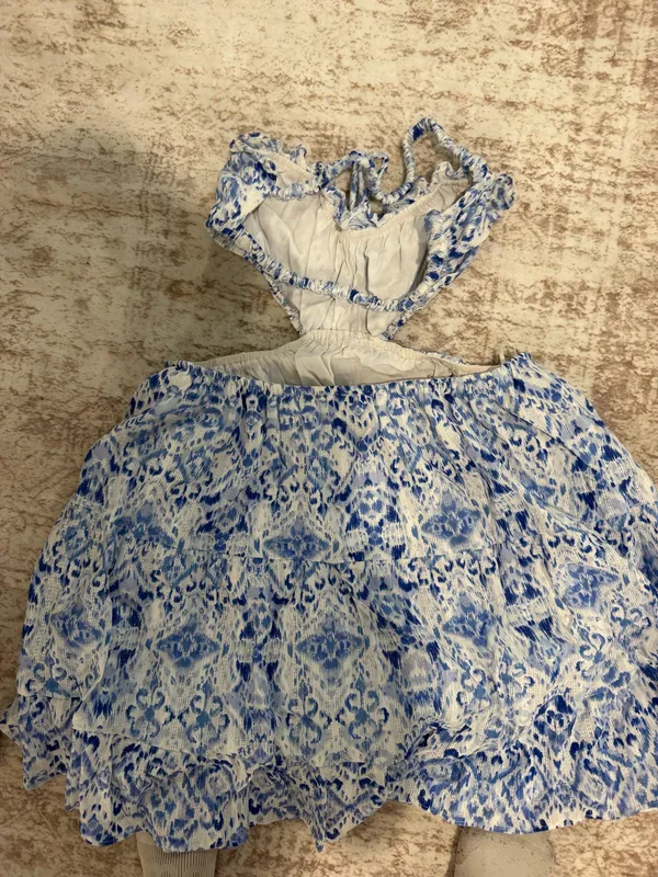 Strapless Dress Blue - Image 4