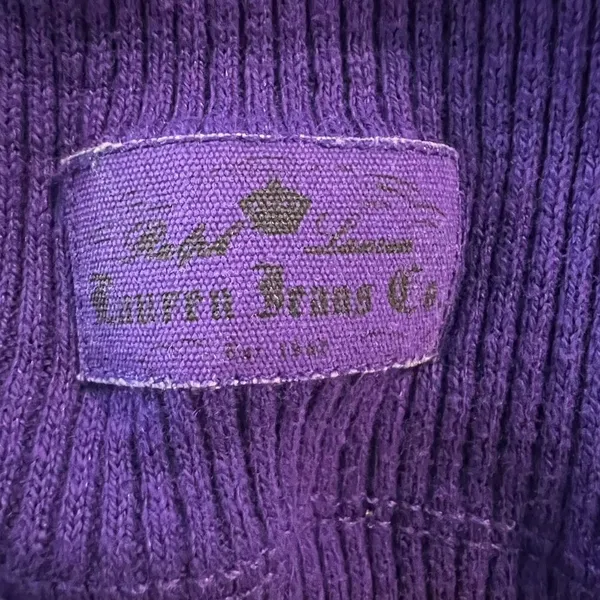 Ralph Lauren Women’s Thermal Top‎ Small Purple Y2K - Image 3