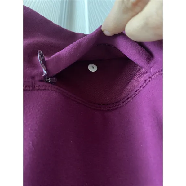 Lululemon Run Turbo 1/2 Zip Pullover Womens Size 6 Purple Athletic Running‎ Top - Image 7