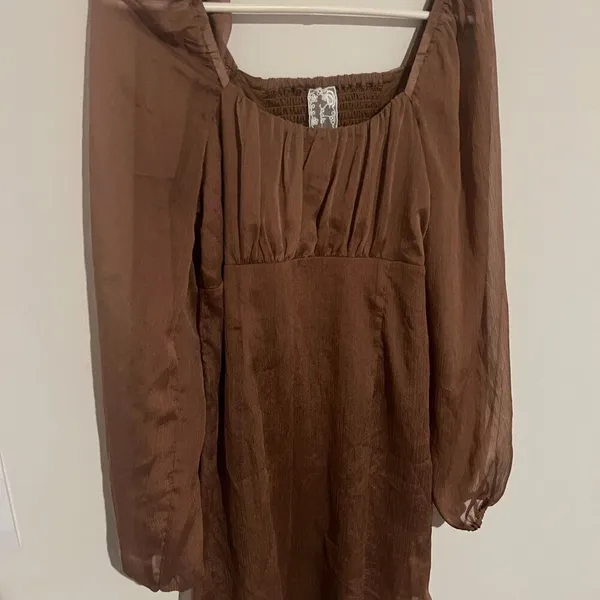 Sadie & Sage‎ small mini dress Brown - Image 4