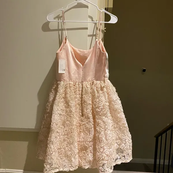 NWT Fifteen Roses pink party dress, prom dress, size 6, waist 14” - Image 2