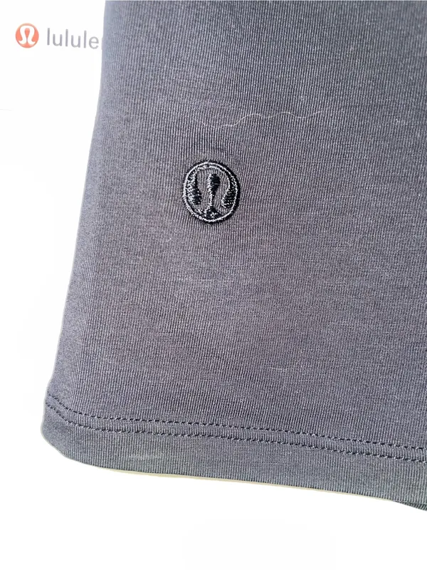 Lululemon Cap-Sleeve Henley T-Shirt Black Size Medium M NWT - Image 3