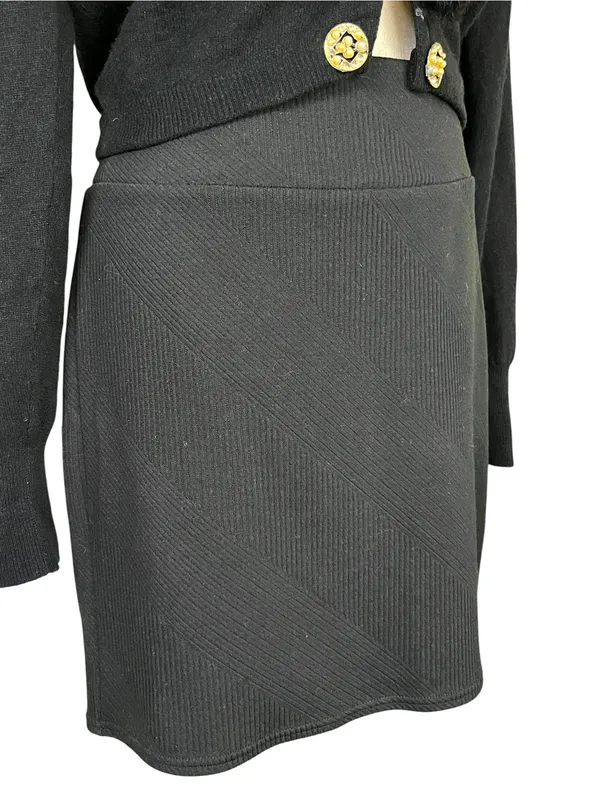 American Eagle Outfitters Black Pullon Skirt - Image 6