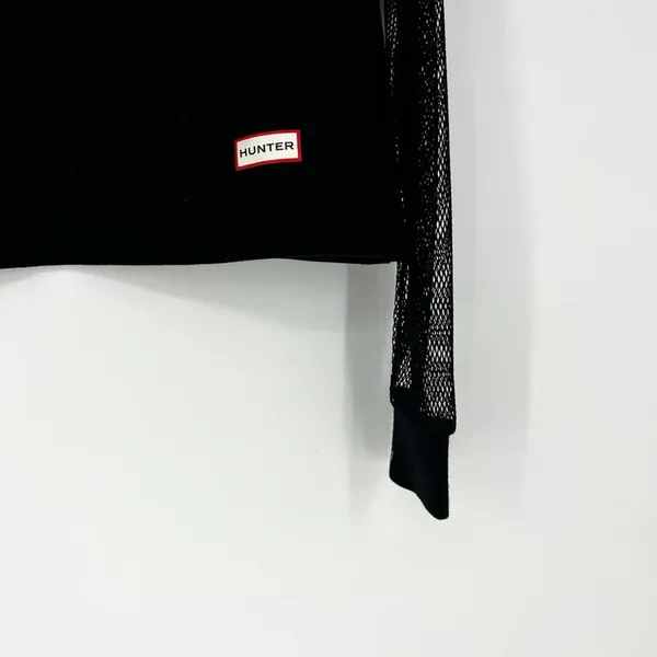 Hunter x Target Mesh Sleeves‎ Pullover Sweatshirt Black Size XS - Image 3