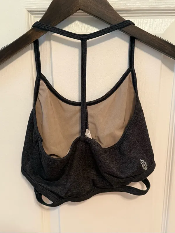 Free People Movement Infinity Sports Bra in Gray Heather - Image 4