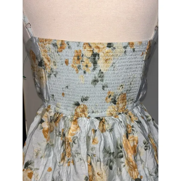 By The River Women’s Small Floral Ruffles Maxi Dress Whimsical Fairy *read Desc - Image 8