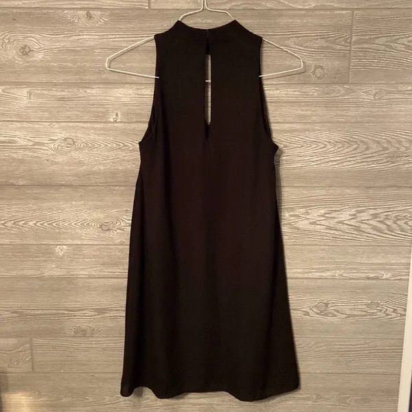 HYFVE Black‎ Mock Neck Cutout Sleeveless A-Line Mini Dress Size Medium - Image 5