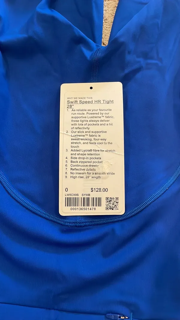 Lululemon Blue Leggings - Image 2