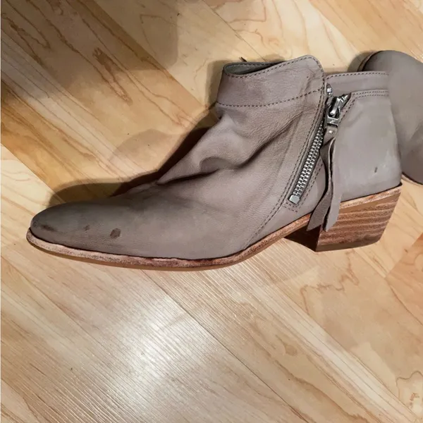 Sam Edelman Zip Up Tan Booties Women’s 8 1/2 - Image 5