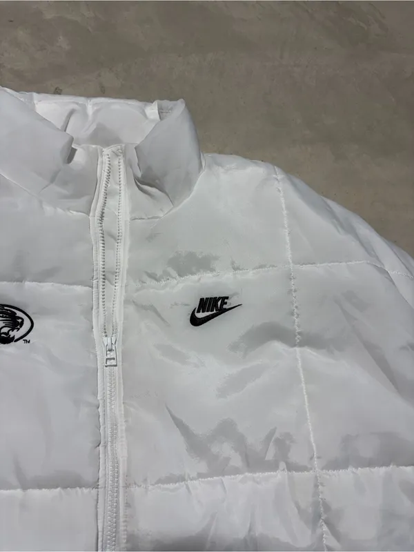 Nike therma-fit White Puffer Vest mizzou logo Missouri XXL - Image 3