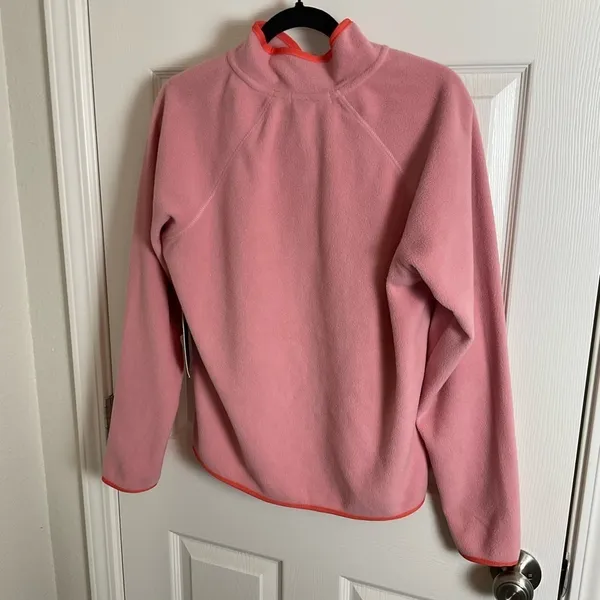 Aeropostale Sport Pink Polar Fleece Full Zip Jacket Large - Image 8