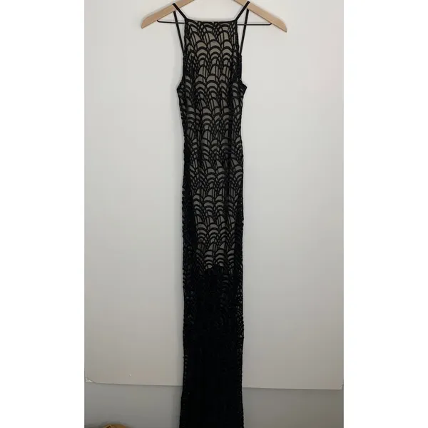 Stone Cold Fox Logan Maxi Dress Gown Black Size 2 XS - Image 10