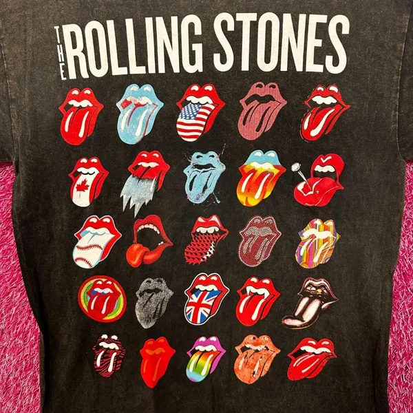 The Rolling Stones Around the World Mineral Wash tee Medium - Image 2