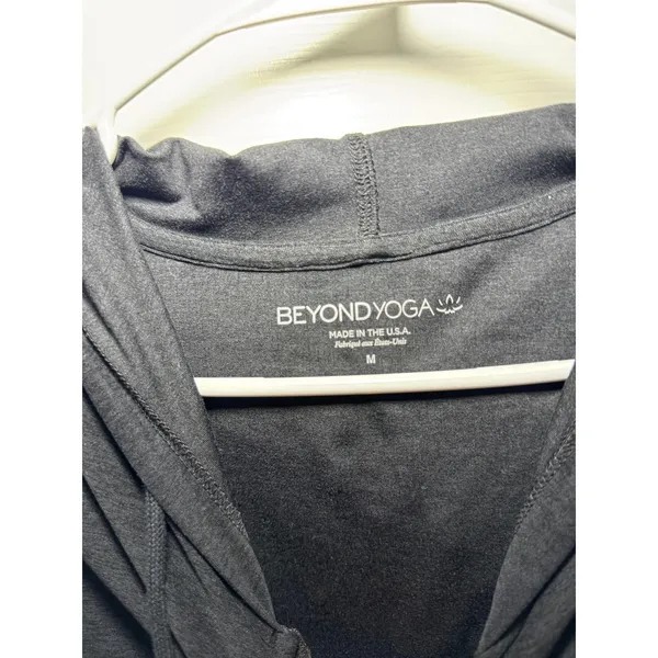 Beyond Yoga Spacedye Everyday Full Zip Hoodie Heathered Darkest Night Sz Medium - Image 7