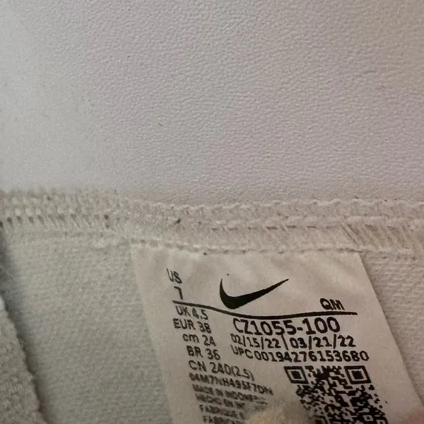 Nike White Blazer Mid 77‎ Sneakers Size 7 - Image 10