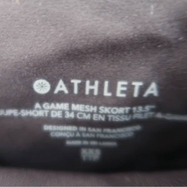 COPY - Athleta A Game Mesh Black Skort - Image 4