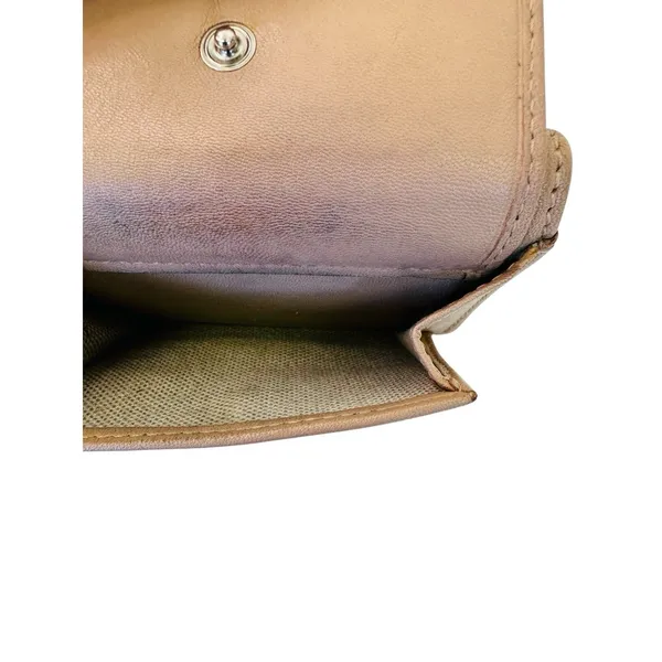 Jimmy Choo Nemo Trifold Wallet With Coin Purse Stars Studs‎ Leather Small Wallet - Image 7
