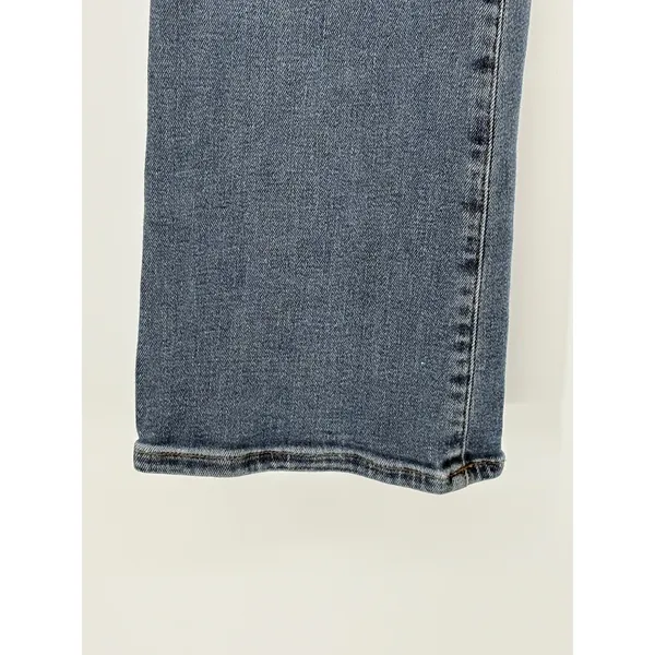 Madewell Mid-Rise Kick Out Jeans Womens 28 Blue Crop Flare Bootcut Denim - Image 4