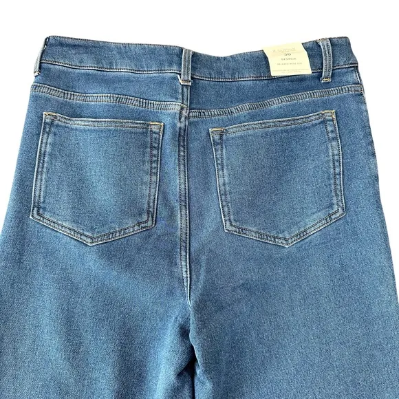 Z Supply Georgia Relaxed Leg Jeans Vintage Indigo‎ Blue Wide Leg Size 30 NEW - Image 10