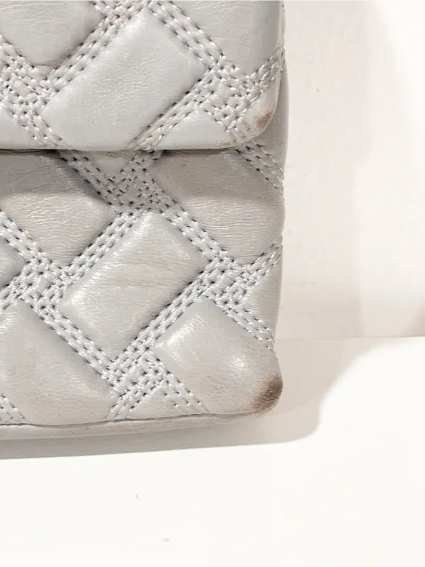 Kurt Geiger MINI KENSINGTON DRENCH Slate Grey Chain Strap Shoulder Bag - Image 3