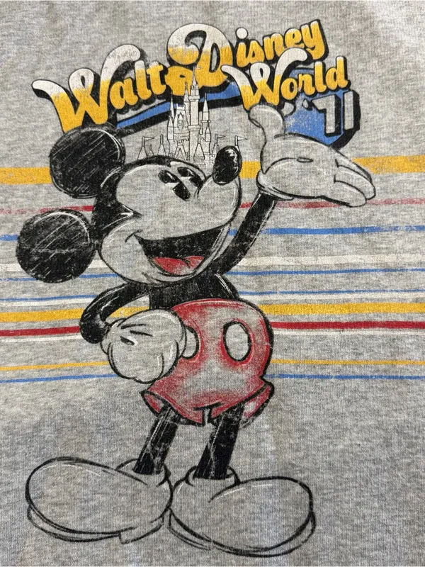 Disney Official Parks Crewneck Sweatshirt Mickey Mouse Magic Kingdom 1971 2XL - Image 2