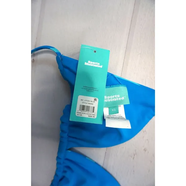 Sports Illustrated Swim Aqua Zebra Bikini Top‎ - Image 3