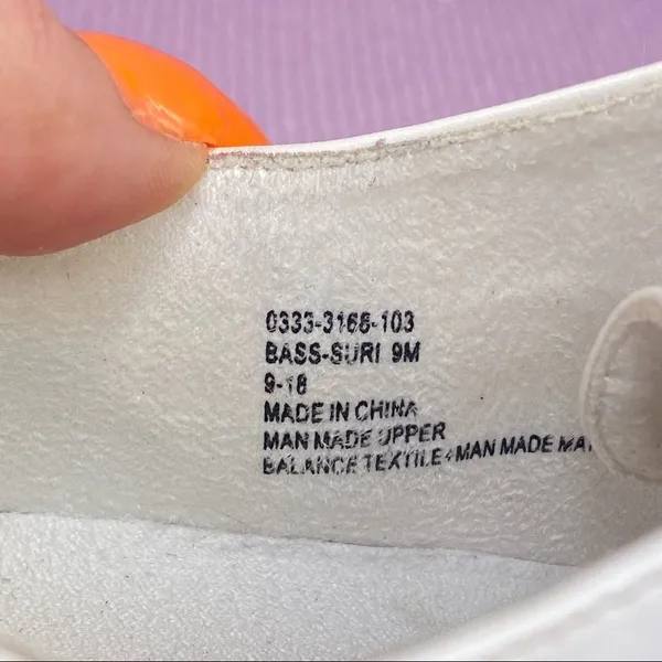 G.H. Bass & Co. Siri Floral Embroidered Lace Up Sneaker White 9‎ - Image 9