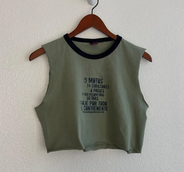 Cotton American Vintage Cropped Tank Top - Image 2