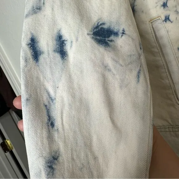 NWT Free People Jones Tie Dye Jean‎ Jacket Medium - Image 4