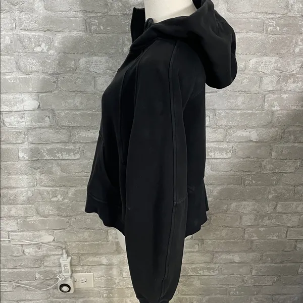 Lululemon Scuba Oversized 1/2 Zip Hoodie Black - Image 5