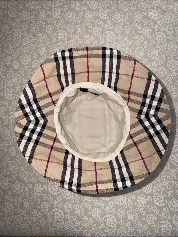 Burberry Plaid Bucket Hat - Image 3