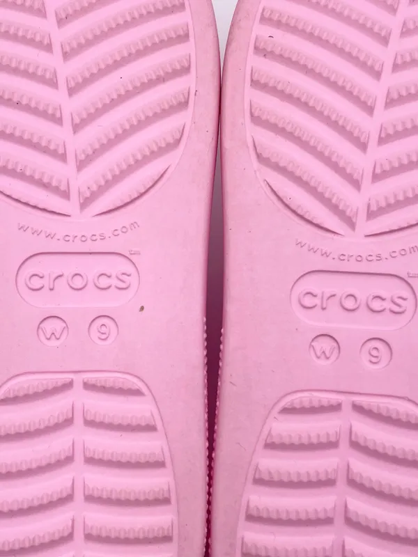Crocs Classic Platform Slide Sandals Women's Size 9 Flamingo Pink Y2K Barbiecore - Image 8