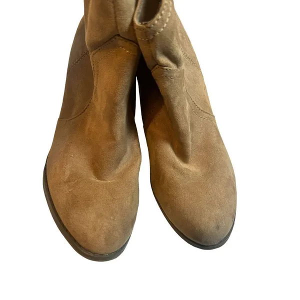 ankle boots textile upper size 10 tan boots - Image 2