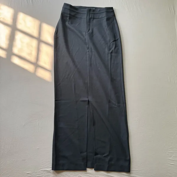 ASOS DESIGN double waistband front slit maxi skirt - Image 6