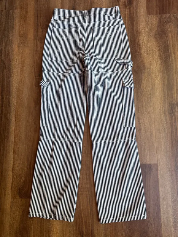 Edikted Striped Pants Cargo - Image 4