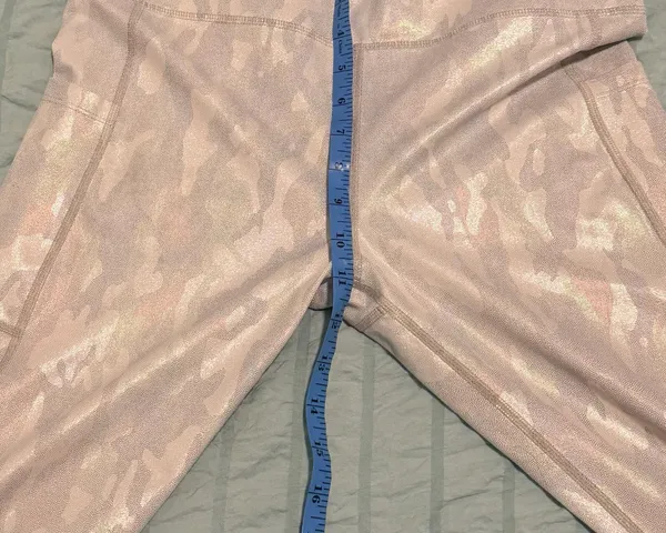 Zyia Active Iridescent Silver Metallic Camo Cropped Leggings - Size 12 NWOT - Image 8