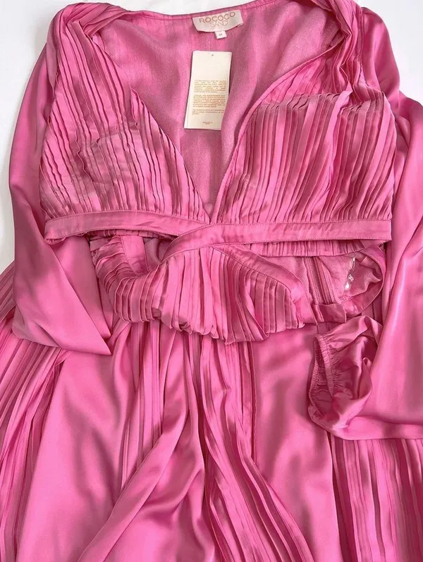 NWT Rococo Sand Midi Dress in Pink, size M - Image 4